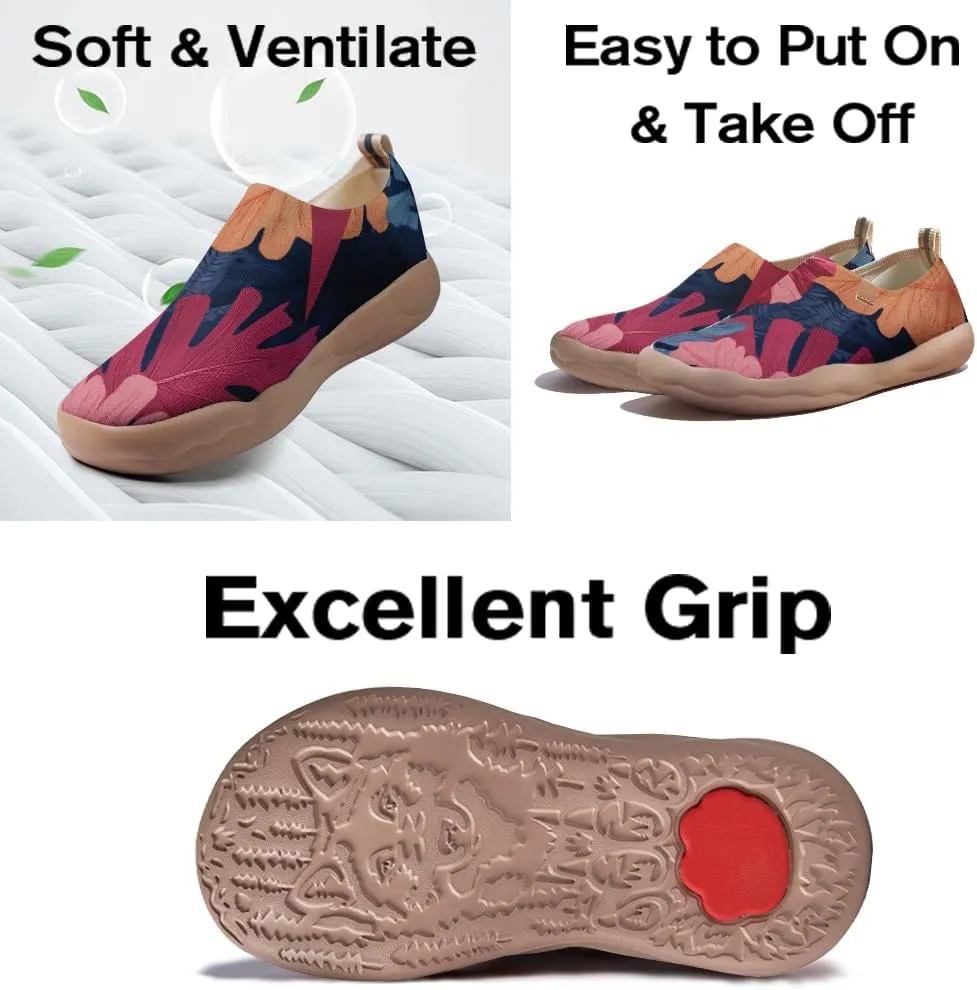 Women's Light Sneakers in Fairy Tale Series Slip-on Travel Shoes for Comfortable Walking and Casual Style