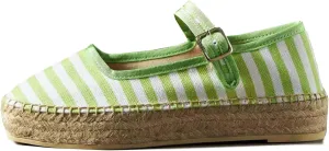 Women's Mary Jane Espadrilles Woven Espadrille Outsole Canvas Summer Flats