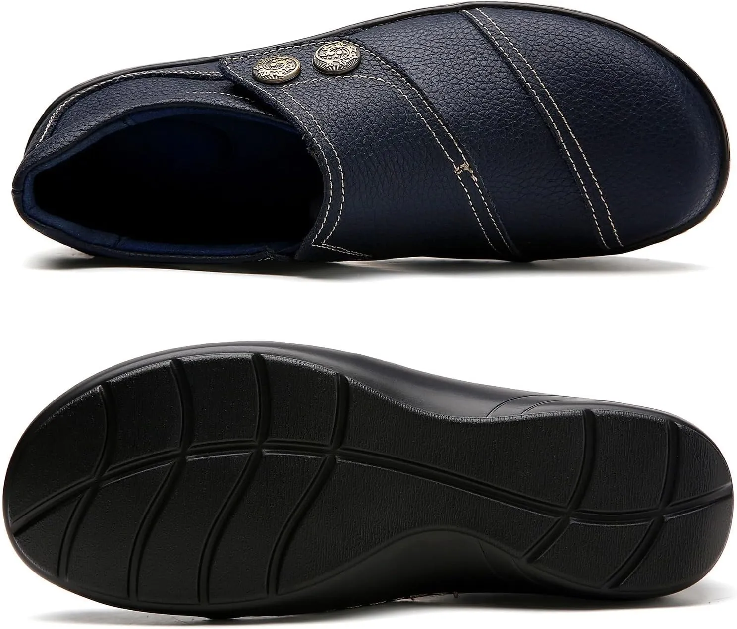 Women's Penny Loafers & Slip-ons Shoes Ladies Business Dressy Casual Flats Leather Driving Moccasins Comfortable Work Walking Shoes