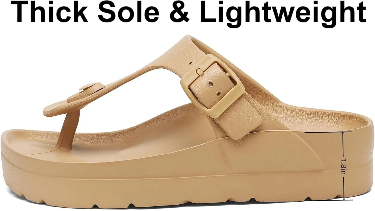 Women's Platform & Wedge Sandals with Arch Support for Woman Slides Comfort Lightweight Outdoor Slippers Ultra Cushion