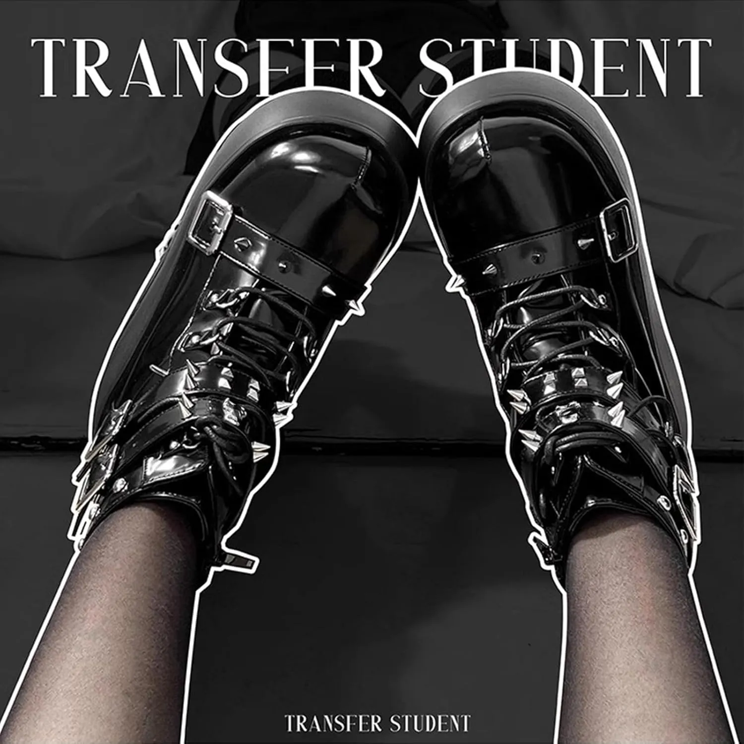 Women's Platform Gothic Ankle Booties With Adjust Studded Metal Buckle Fashion Y2k Zip Lace Up Wedge Thick Sole Punk Motorcycle Combat Short Boots