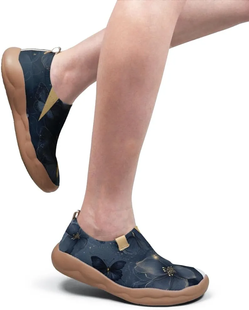 Women's Retro Loafers Slip-On Sneakers Casual Comfort Walking Shoes