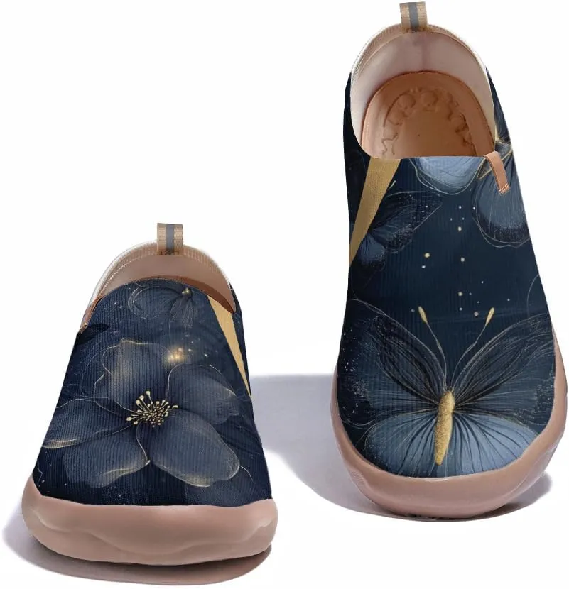 Women's Retro Loafers Slip-On Sneakers Casual Comfort Walking Shoes
