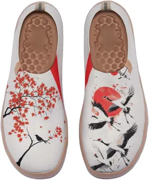 Women's Retro Loafers Slip-On Sneakers Casual Comfort Walking Shoes