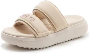 Women's Simplicity Sandals Fashion Summer Open Toe Beach Leisure Sandals Sports Comfortable Thick Sole