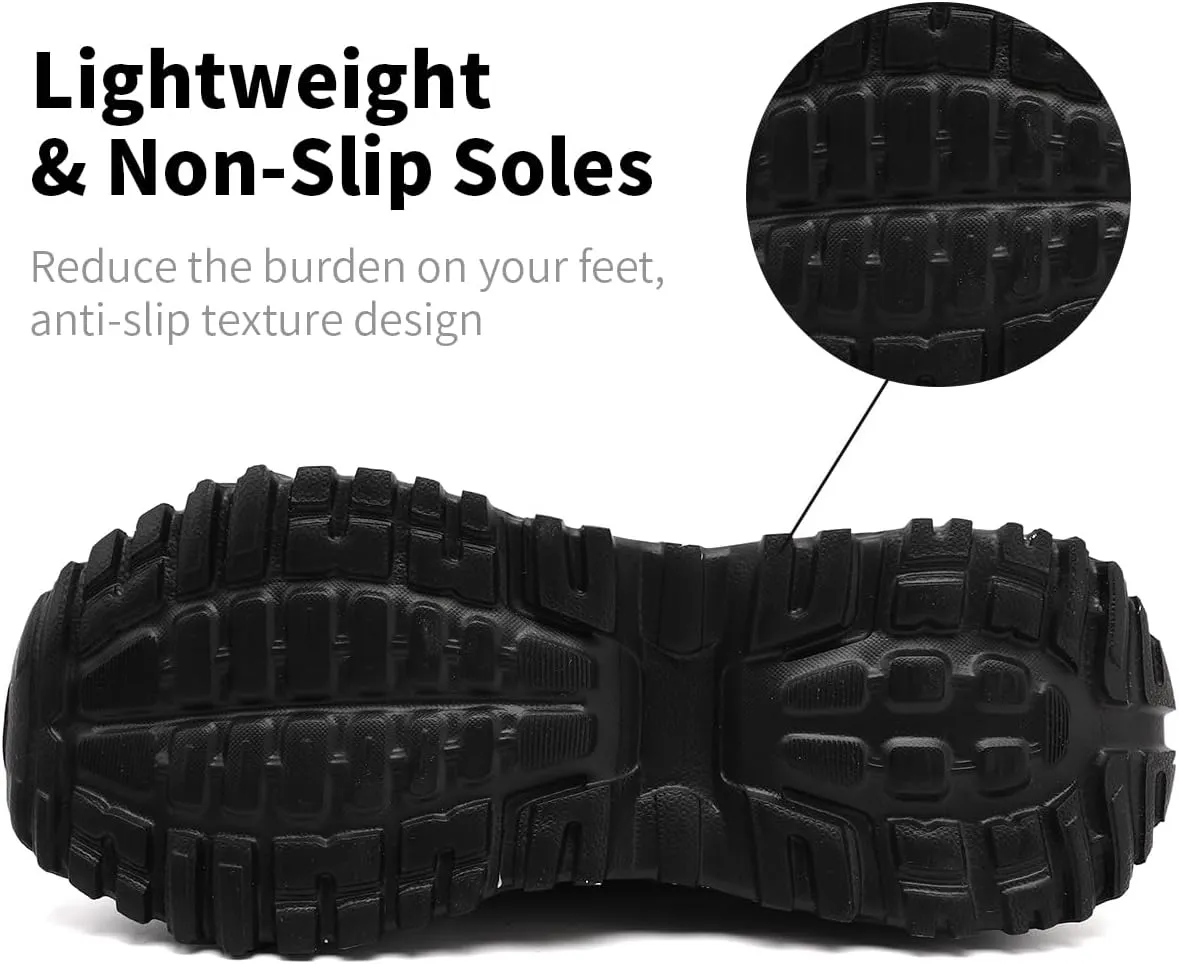 Women's Slip On Walking Shoes Lightweight Breathable Comfortable Tennis Sneakers for Workout Gym Cross Training Casual Platform Fashion Sneaker