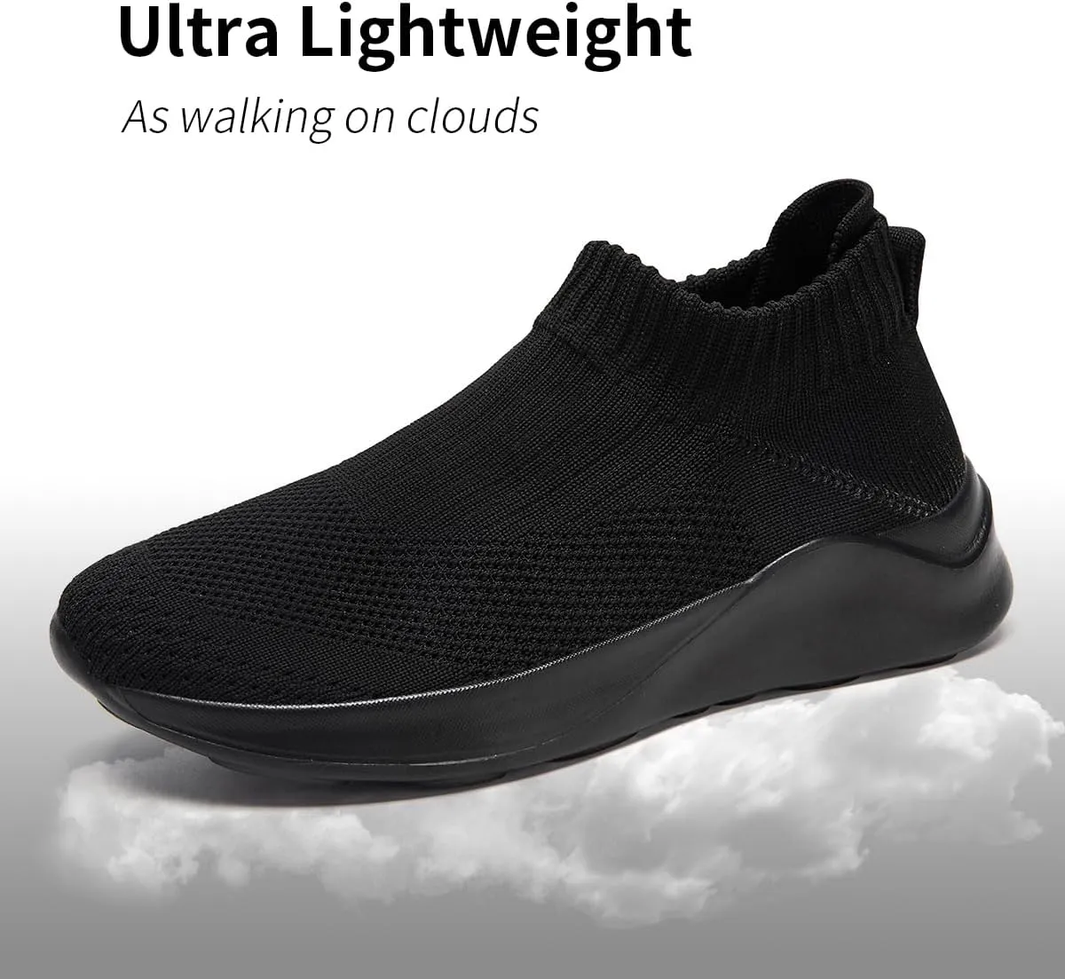 Women's Slip On Walking Shoes Lightweight Breathable Comfortable Tennis Sneakers for Workout Gym Cross Training Casual Platform Fashion Sneaker