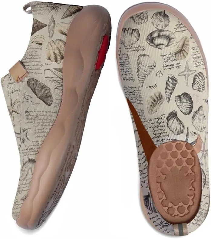Women's Sneakers Lightweight Knitted Slip On Art Shoes Casual Travel Walking Loafers
