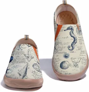 Women's Sneakers Lightweight Knitted Slip On Art Shoes Casual Travel Walking Loafers