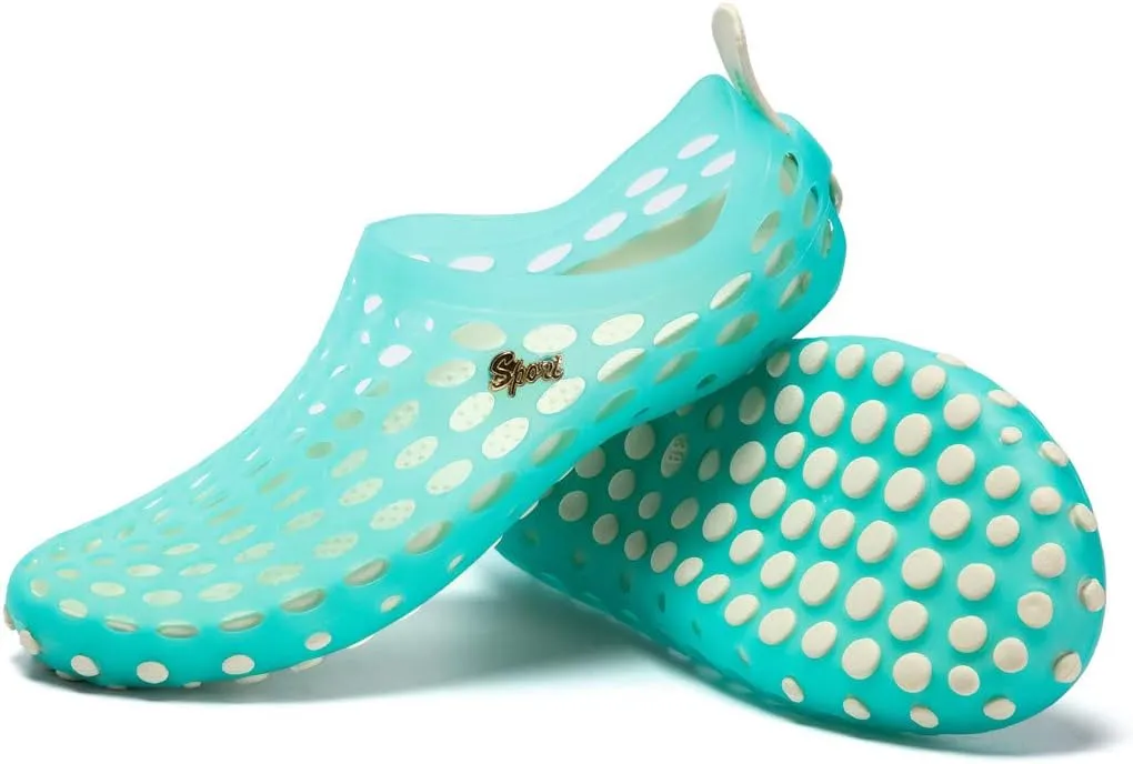 Women's Soft Beach Sandals Pull-On Aerobic Water Shoes