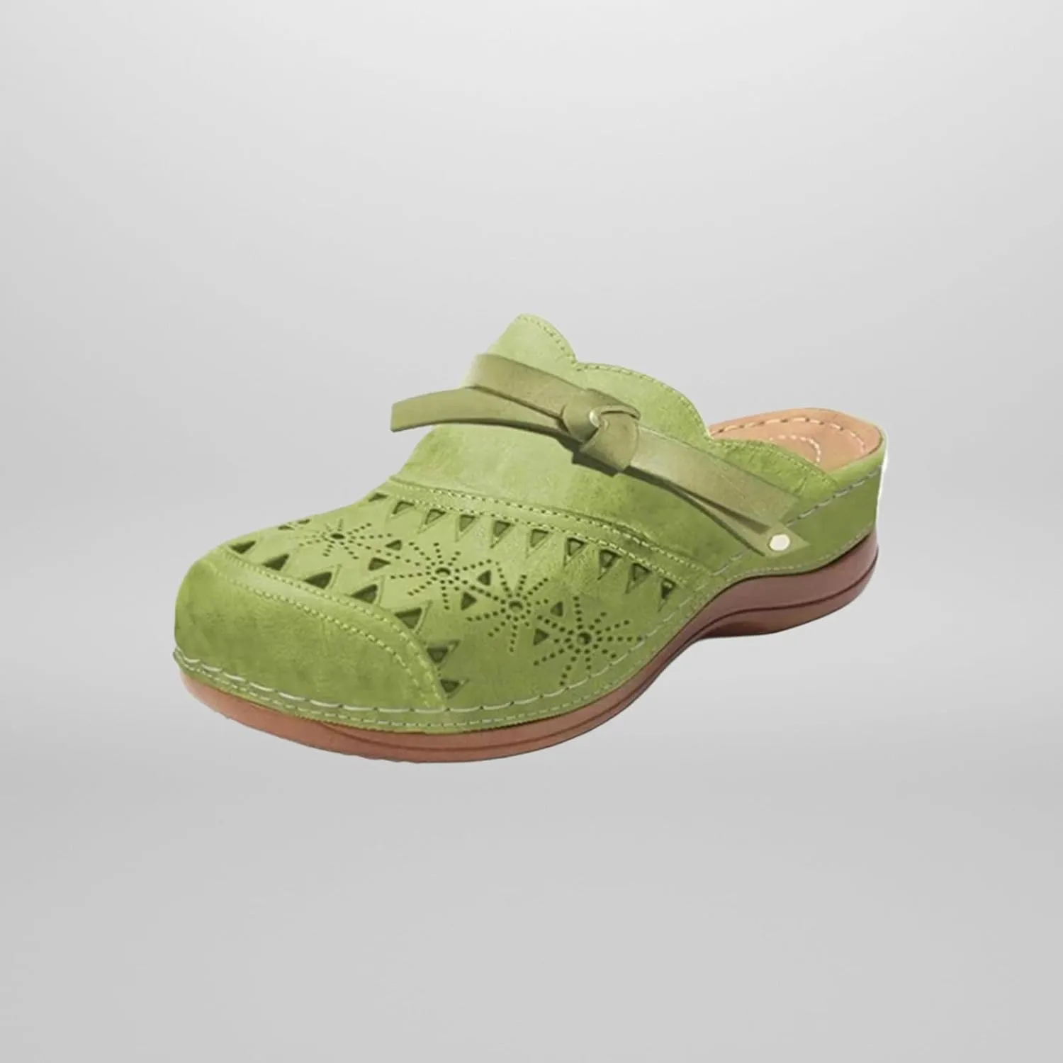 Women's Summer Casual Slipper 2024 Arch Support Clogs Garden Shoes Outdoor Beach Slippers with Removable Cushion Footbed