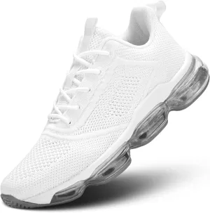 Womens Walking Running Shoes Air Cushion Basketball Sneakers Fashion Tennis Breathable Sport Gym Fitness Cross Trainers Shoes