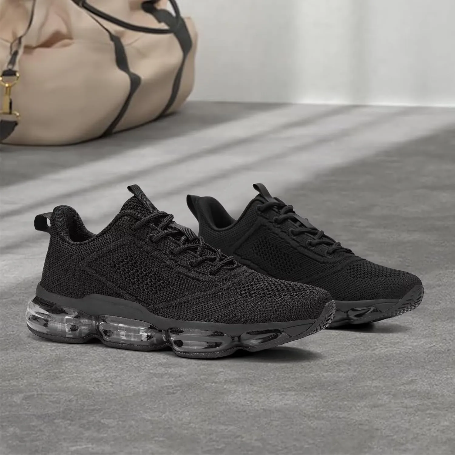Womens Walking Running Shoes Air Cushion Basketball Sneakers Fashion Tennis Breathable Sport Gym Fitness Cross Trainers Shoes