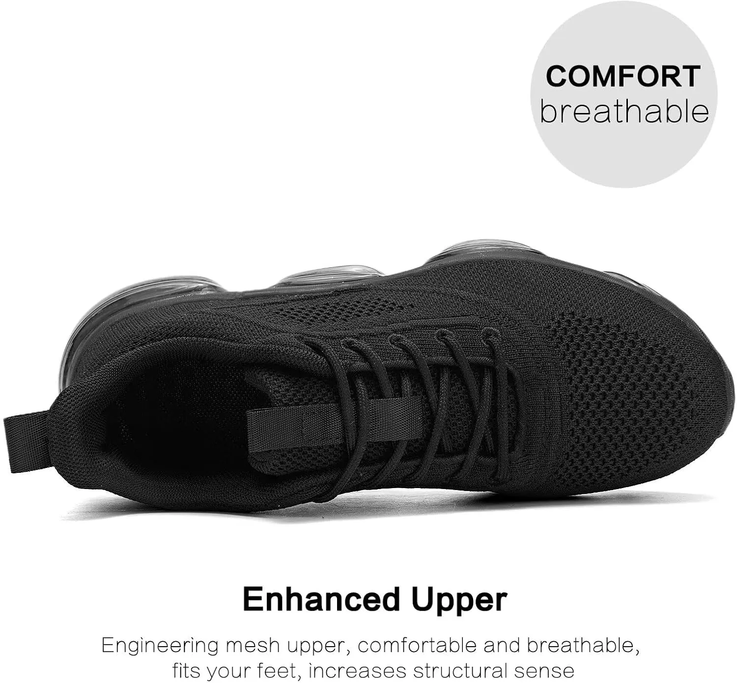 Womens Walking Running Shoes Air Cushion Basketball Sneakers Fashion Tennis Breathable Sport Gym Fitness Cross Trainers Shoes
