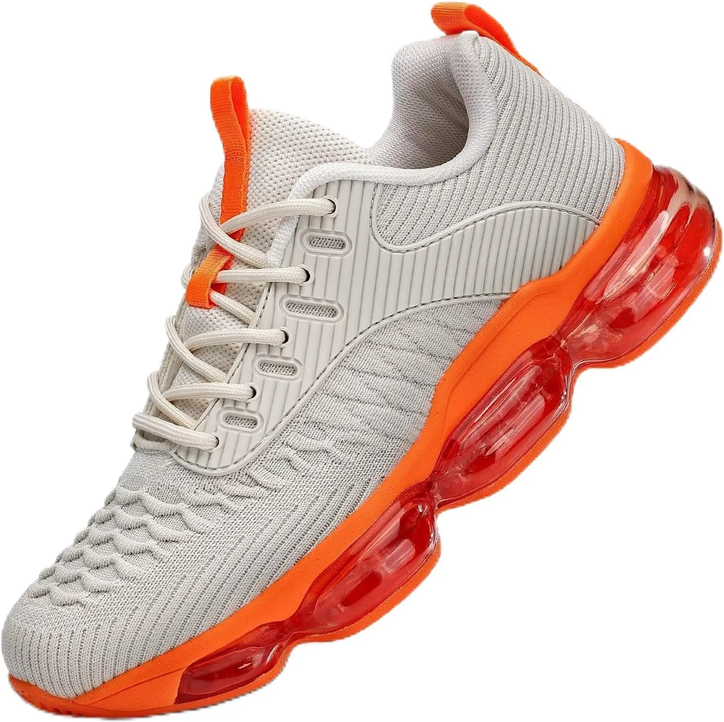 Womens Walking Running Shoes Air Cushion Basketball Sneakers Fashion Tennis Breathable Sport Gym Fitness Cross Trainers Shoes