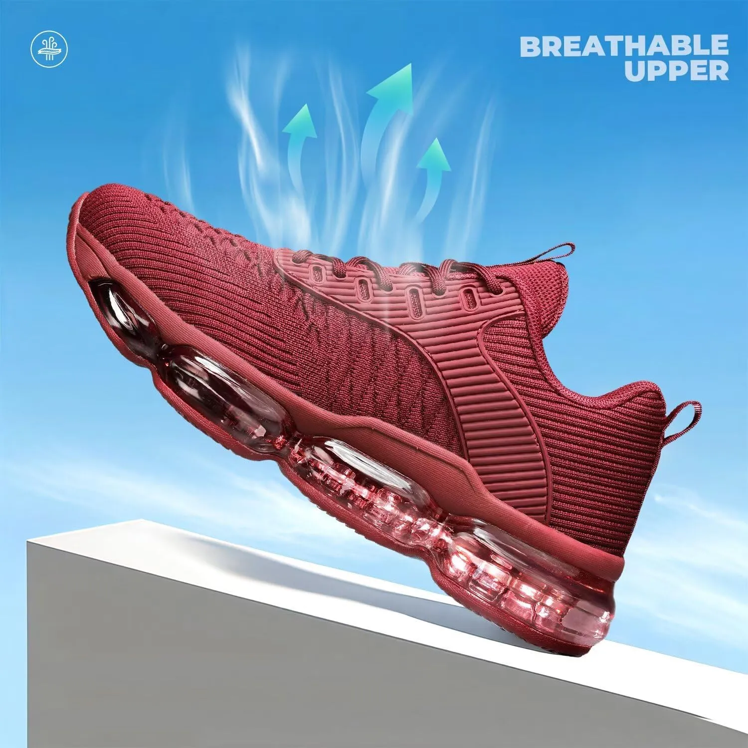 Womens Walking Running Shoes Air Cushion Basketball Sneakers Fashion Tennis Breathable Sport Gym Fitness Cross Trainers Shoes