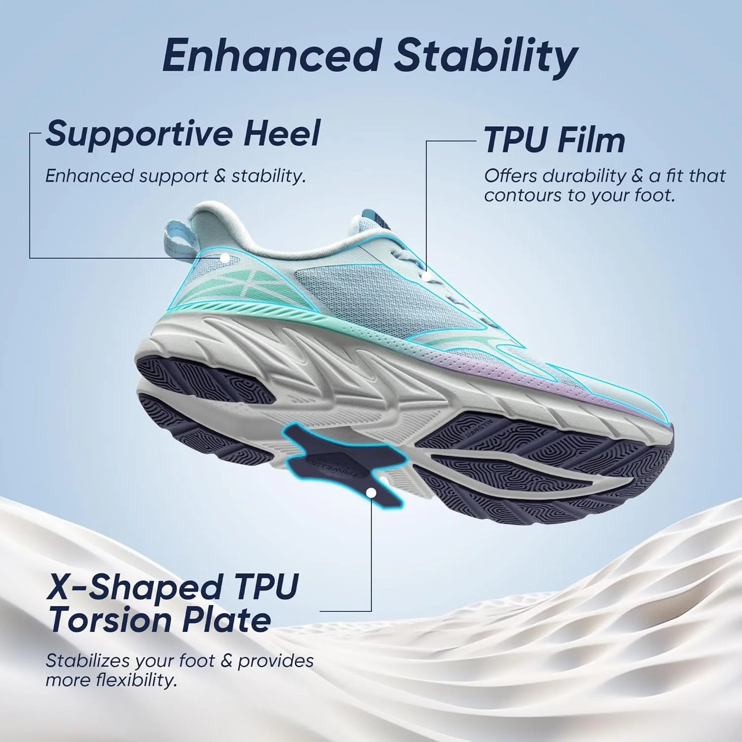 Women's Walking Shoes Comfortable ActiveEase Running Tennis Athletic Gym Workout Cross Training Sneakers