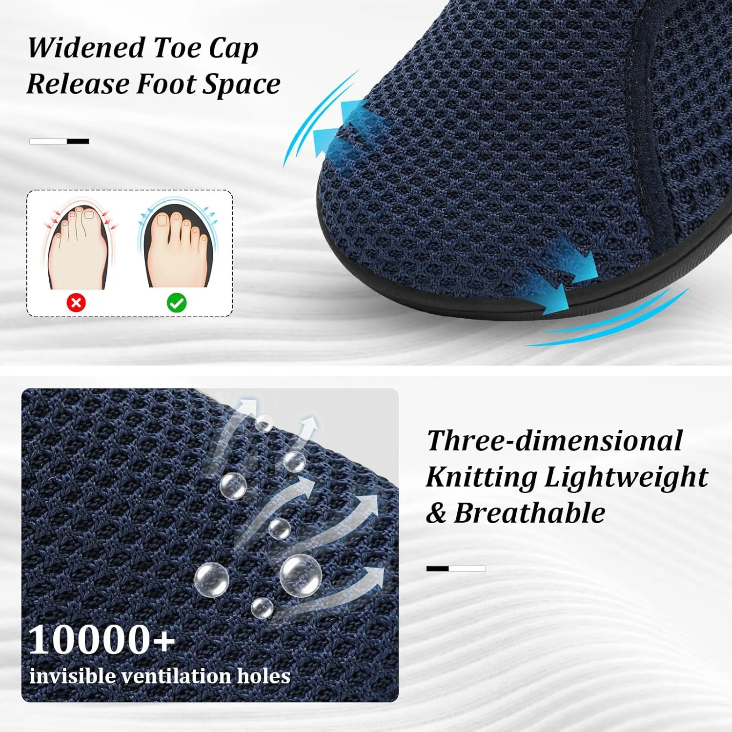 Womens Walking Shoes Comfortable Wide Diabetic Shoes Adjustable Zero Drop Edema Shoe Breathable Neuropathy Nursing Shoes Casual Wide Width Sneakers