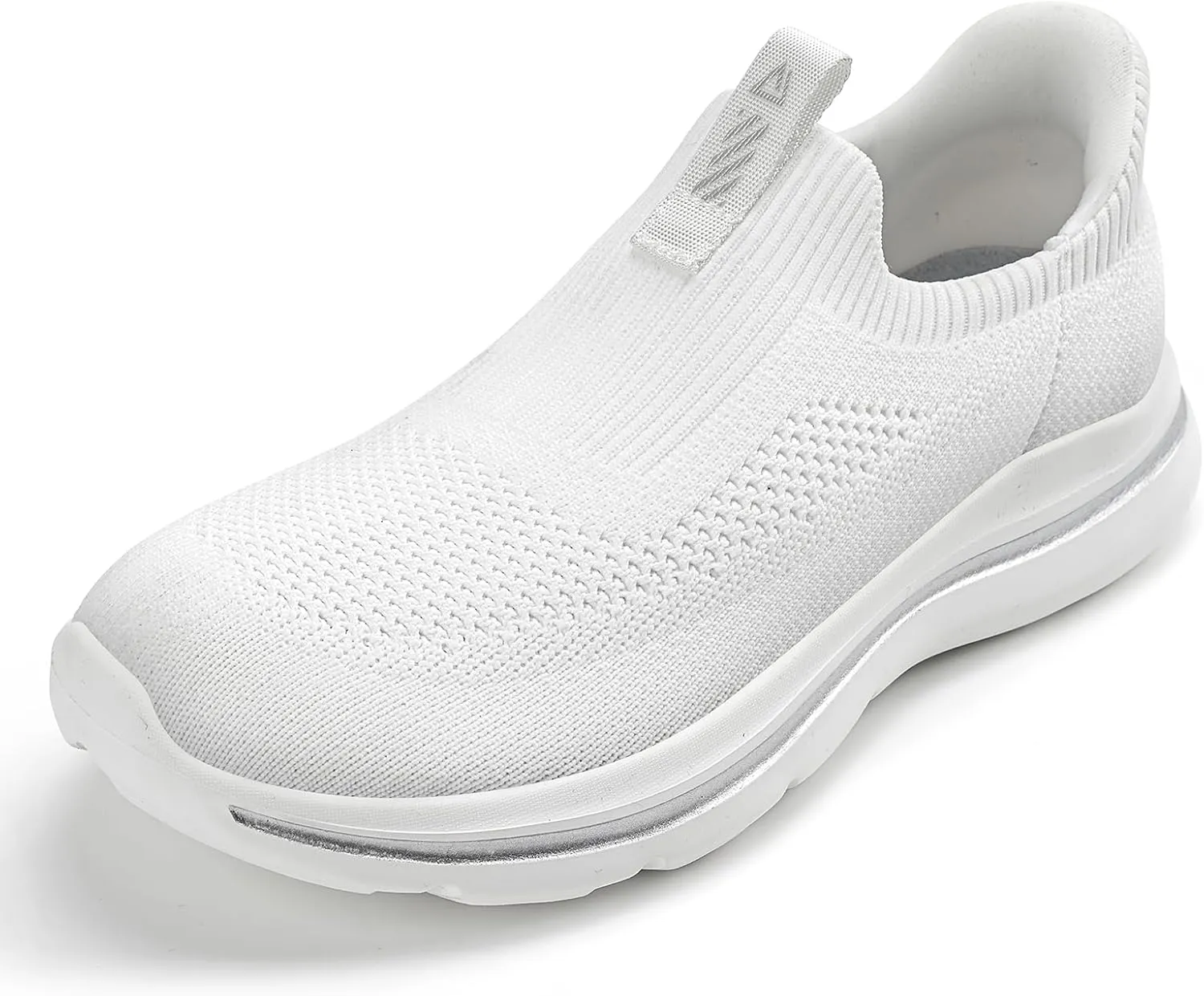 Women's Wide Toe Box Sneakers | Slip-On Hands Free Walking Shoes | Light Breathable Tennis & Gym Shoes for Wide Feet | Running Workout Athletic Trainers