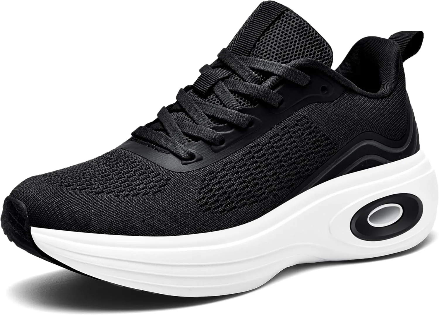Wondamo Women's Walking Running Shoes Cushioning Lightweight Athletic Shoes Comfortable Supportive Non Slip Tennis Gym Workout Trainning Sneakers