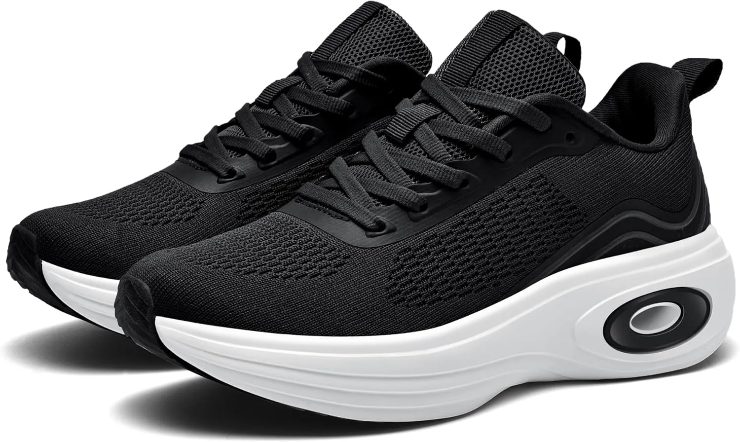 Wondamo Women's Walking Running Shoes Cushioning Lightweight Athletic Shoes Comfortable Supportive Non Slip Tennis Gym Workout Trainning Sneakers
