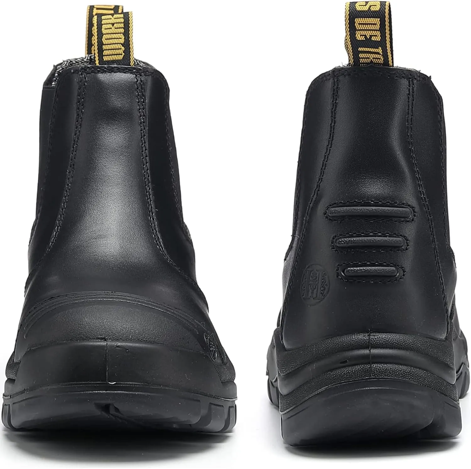 Work Boots for Men, Composite/Soft Toe Waterproof Working Boots, Slip Resistant Anti-Static Slip-on Safety Working Shoes 8 9 10 11 12 13