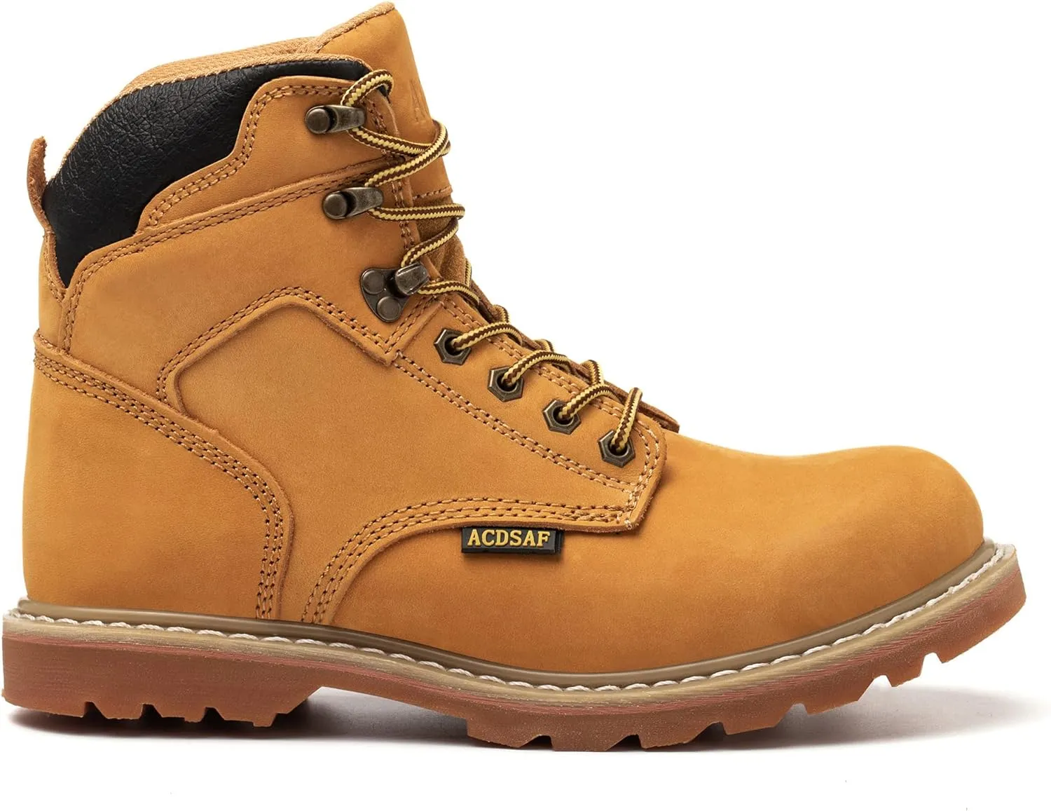 Work Boots for Men Waterproof Comfortable Anti-Fatigue Soft Toe Working Shoes Slip Resistant Construction Safety Work Boots