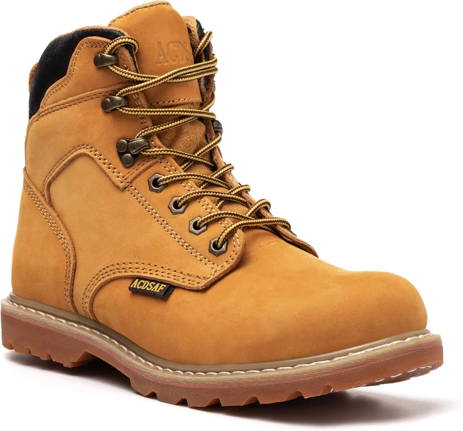 Work Boots for Men Waterproof Comfortable Anti-Fatigue Soft Toe Working Shoes Slip Resistant Construction Safety Work Boots
