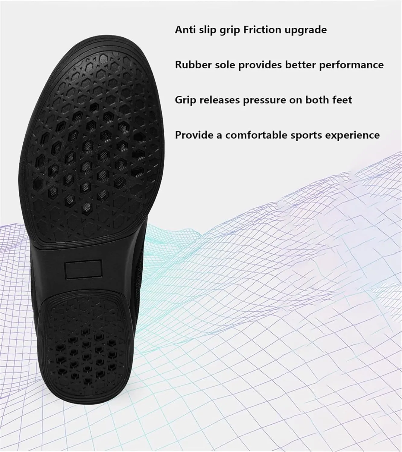 Wrestling Footwear, Pro Boxing Shoes for Men, Breathable MMA Footwear Anti-Slip Durable Sole