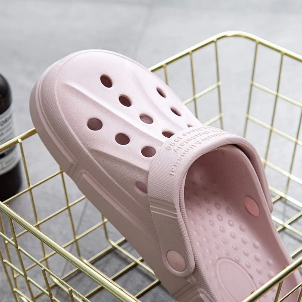 XIANV Men Women Clogs Garden Shoes Mesh Slippers Sandals Lightweight Slip On Mules Outdoor Walking Slippers Unisex Summer Beach Shoes
