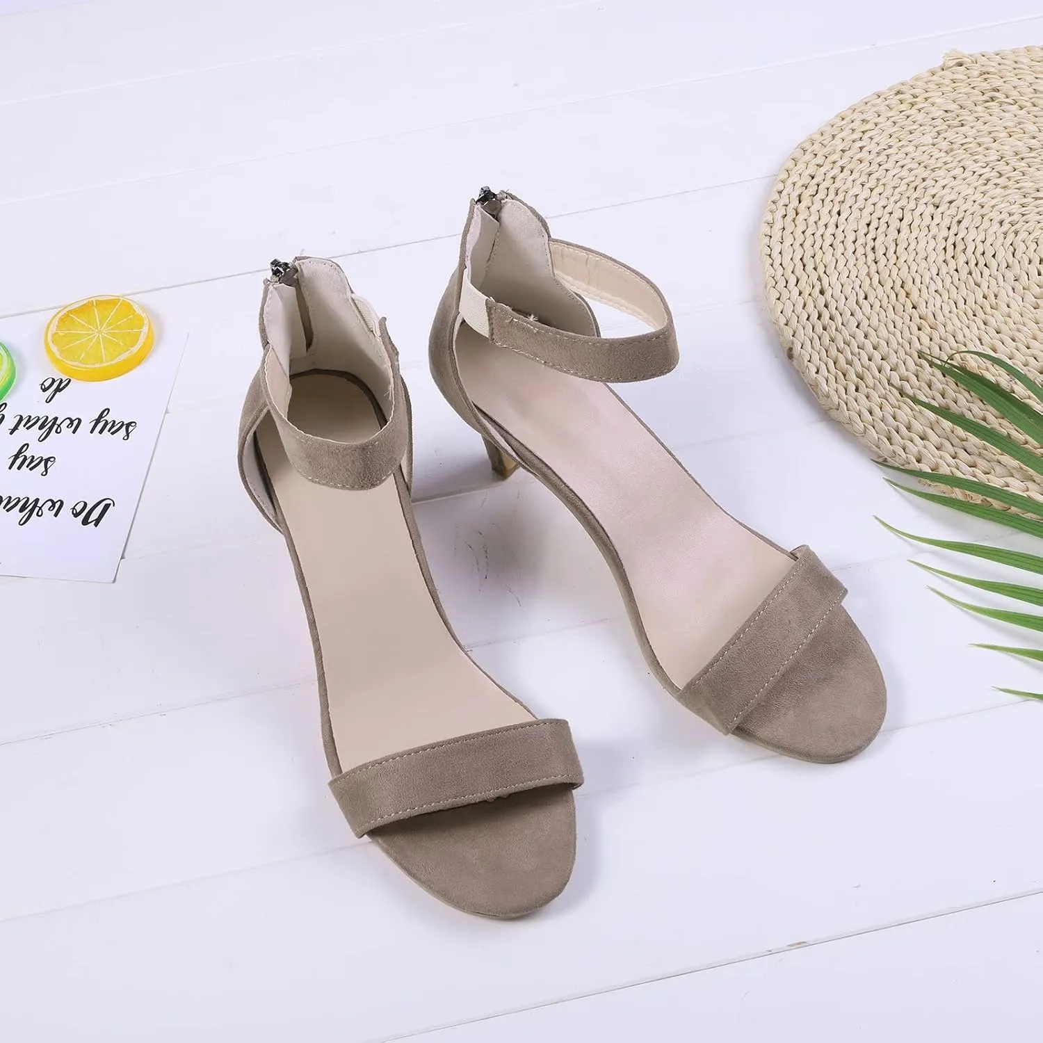 Yanzhenglip Sandals Women Fashion Heels, Women'S Sexy High Heel Sandals Open Toe Pointed Party Sandals, Summer Dressy Low Heel Sandals Hollowed Out Comfortable