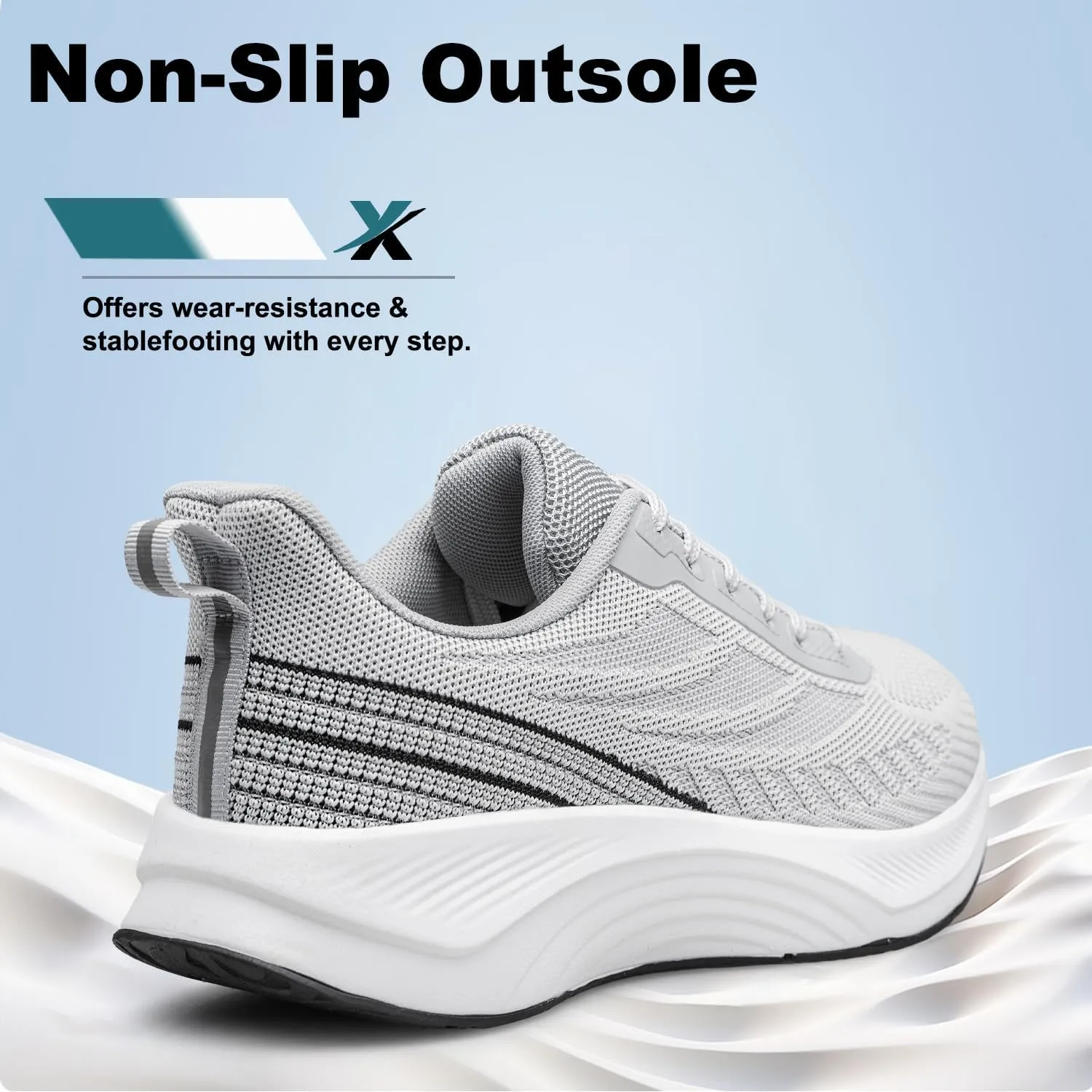 YHOON Walking Shoes Women Comfort Running Tennis Athletic Gym Workout Cross Training Slip on Sneakers