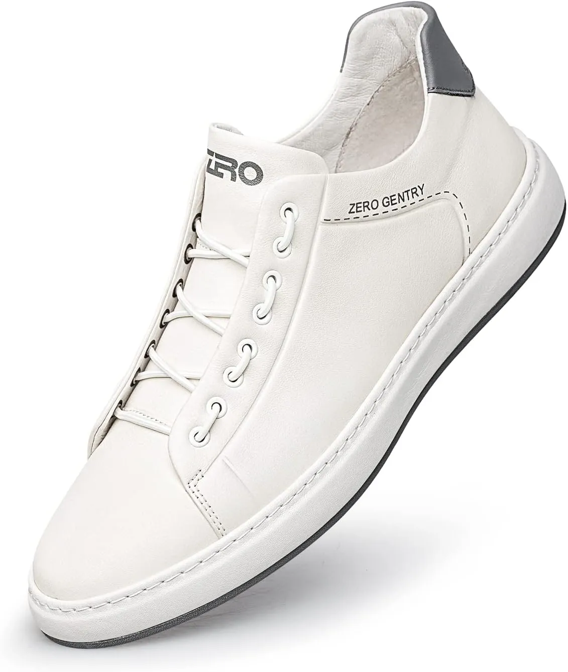 ZRO Men's Slip On Stylish Casual Fashion Leather Sneakers